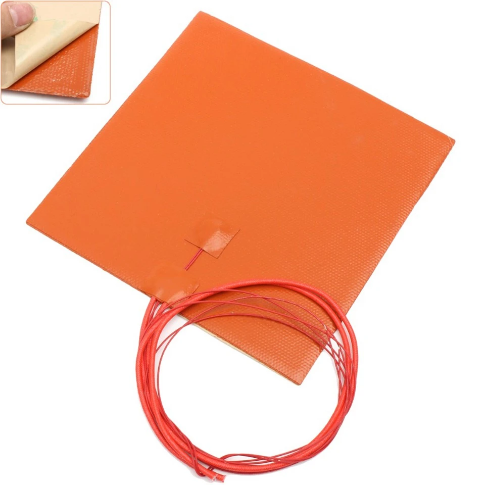 100degrees Insulated Flexible 12v Silicone Rubber Heater Pad